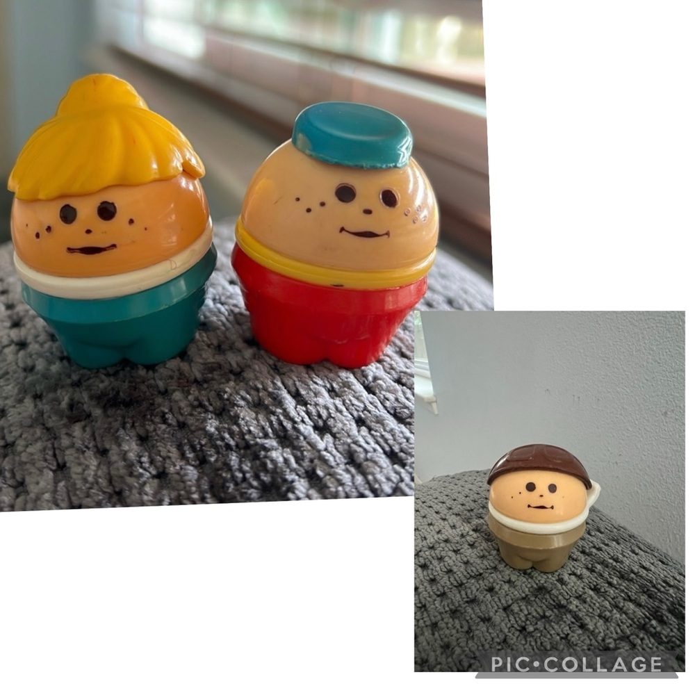 Vintage Little Tikes Tykes TODDLE TOTS figures 3!